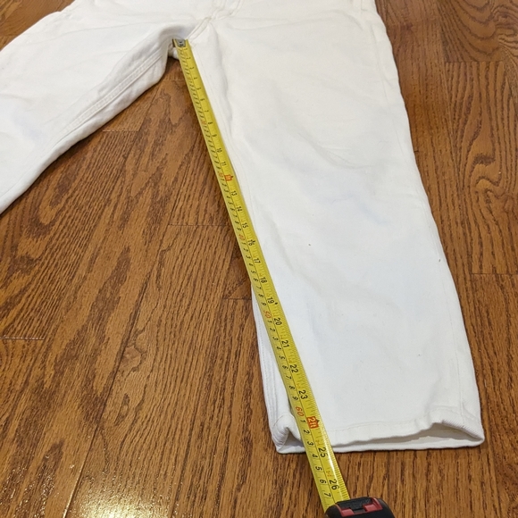 AGOLDE Nico Ultra High-Rise Slim Jeans in white, size 25 - Picture 8 of 11